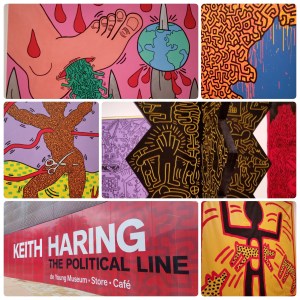 Keith Haring: The Political Line, at the de Young museum, #1